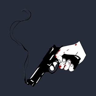 Steamy Pistol Sketch T-Shirt