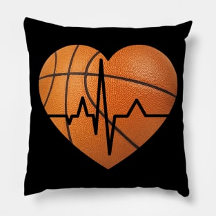 Basketball Heartbeat Pillow