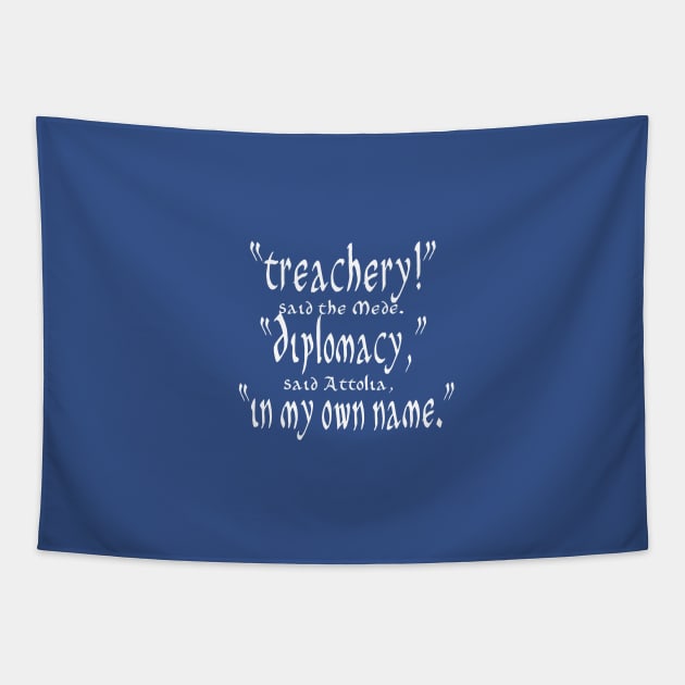 Diplomacy in my own name Tapestry by RavensLanding