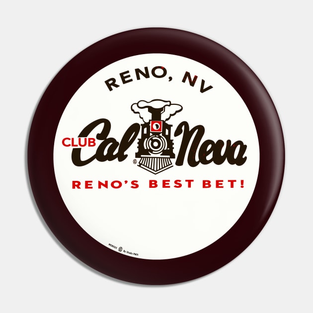 Vintage Cal Neva Club Casino Reno Nevada Ashtray Design Pin by StudioPM71
