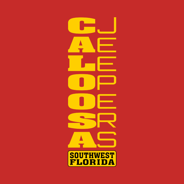 Gold Vertical Logo by Caloosa Jeepers 