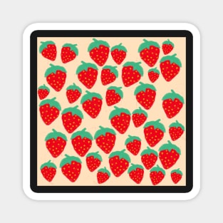 Strawberries Magnet