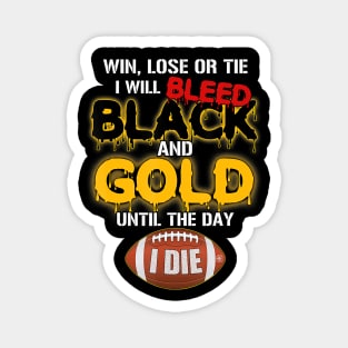 Pittsburgh Football Jersey Limited Edition Win Lose or Tie Magnet