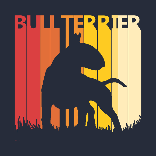 Disover Vintage Bull Terrier Dog - Bull Terrier - T-Shirt