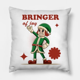 Joyful Santa Christmas Pillow