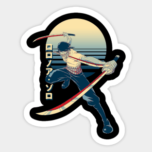 One Piece Sticker – Zoro – Acid Ink Designs