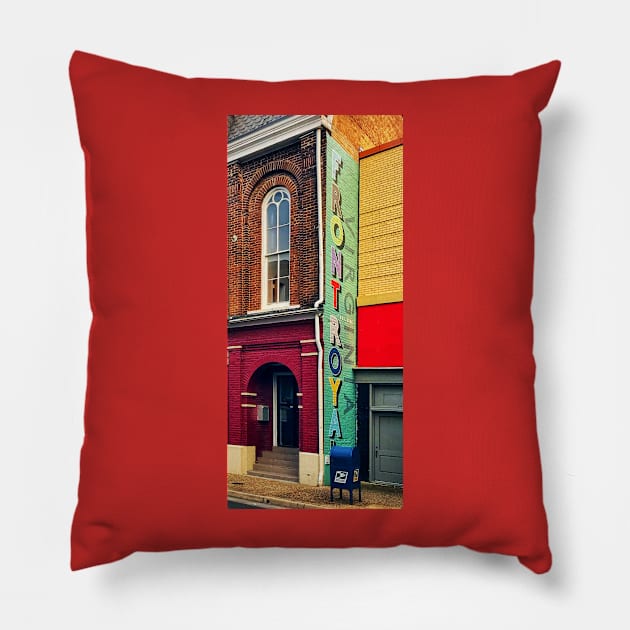 Front Royal, Virginia Pillow by pvjaffe