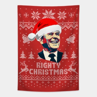 Ronald Reagan Righty Christmas Tapestry