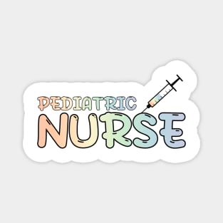 Pediatric Nurse Rainbow Magnet