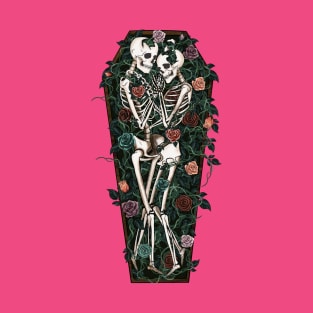 Skeleton Love and Roses T-Shirt