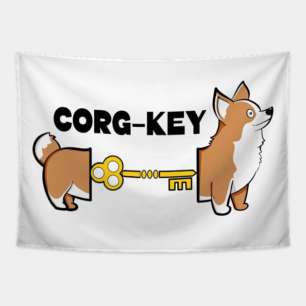 Corg-Key Tapestry by Art by Nabes