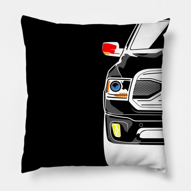 Dodge RAM Truck Pillow by EtyazaForez