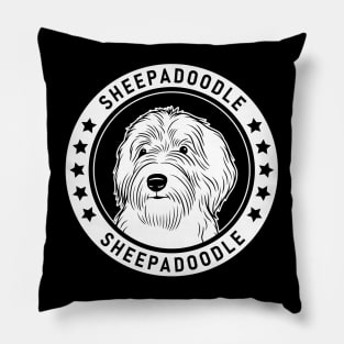 Sheepadoodle Fan Gift Pillow