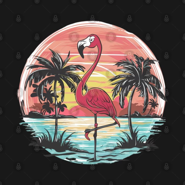 Flamingo Sunset by Dylante