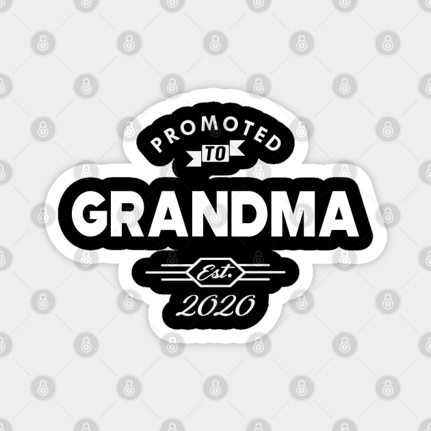 New grandma - Promoted to grandma est. 2020 Magnet by KC Happy Shop