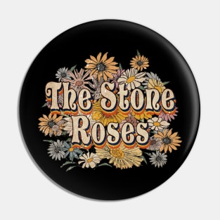 The Stone Gifts Name Roses Flowers Personalized Retro Styles Pin