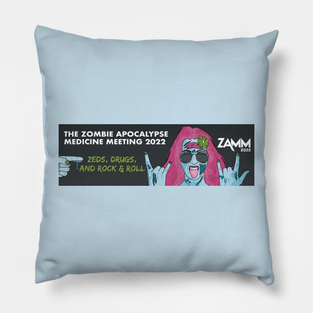 ZAMM 2022 Conference Pillow by Zombified Media