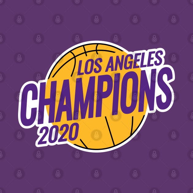 Los Angeles Lakers Champions 2020 by Ostakos