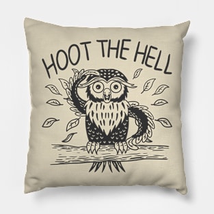 Hoot the Hell Dark Pillow