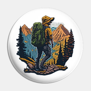 Hiking Lovers Pin