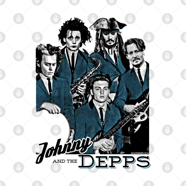 Johnny Depp Band Shirt (Johnny and the Depps by @UselessRob) by UselessRob