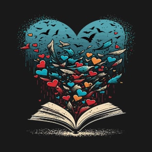 Book - I Love Books T-Shirt