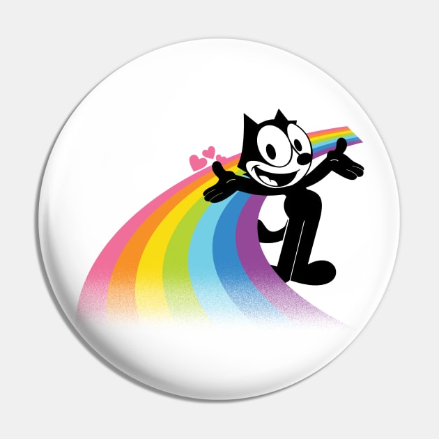 FELIX RAINBOW Pin by ROBZILLA