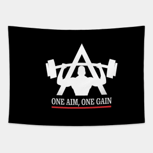 Planet fitness one aim one gain workout Tapestry