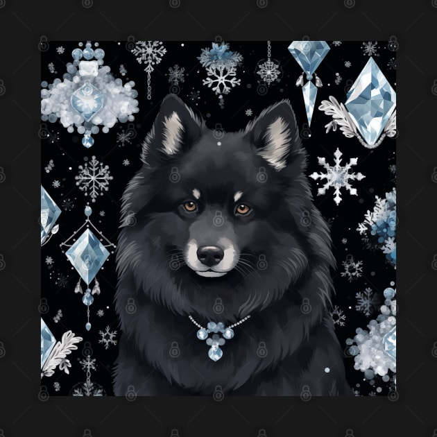 Jewelled Finnish Lapphund by Enchanted Reverie