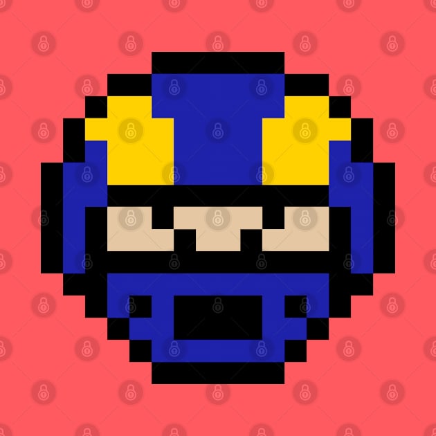 8-Bit Helmet - Los Angeles by The Pixel League