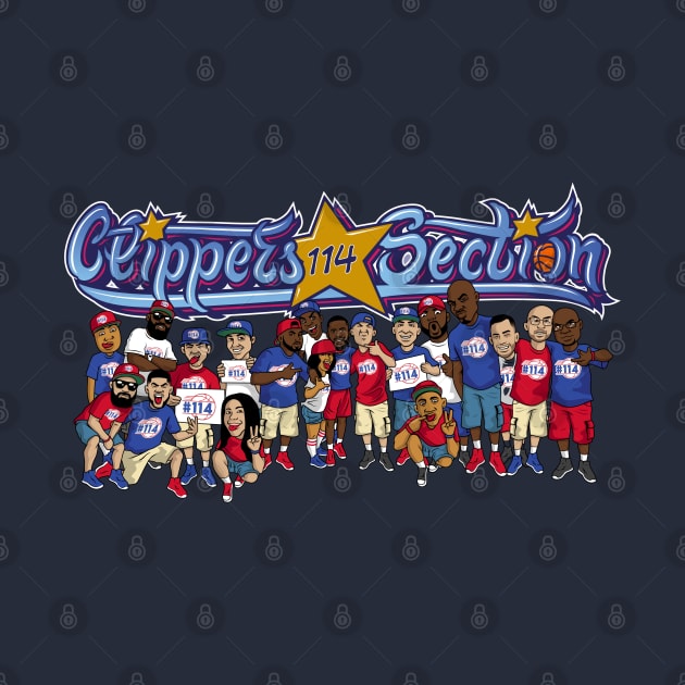 Bench On A Quest - Clippers Section by Bench On A QUEST