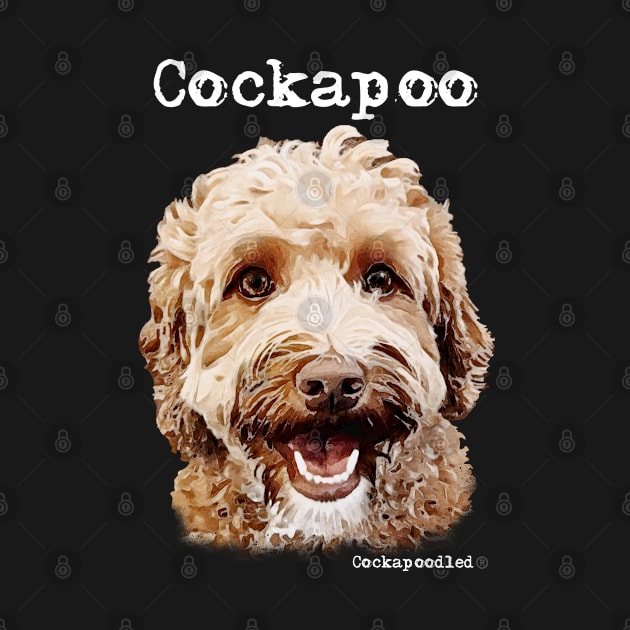 Golden Apricot Cockapoo / Spoodle and Doodle Dog by WoofnDoodle 