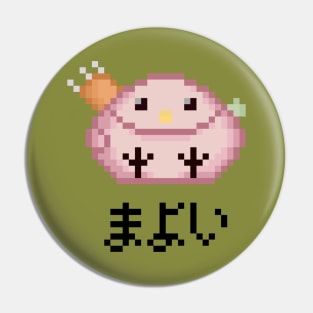 Mayoi Hachikuji Backpack Pixel Art Monogatari Pin