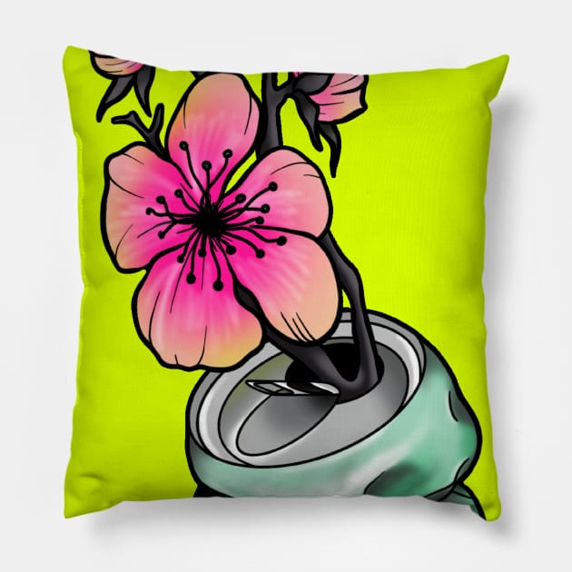 Life After Green Tea Pillow by Meggydearest