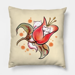 Cats fairy in the forest Pillow