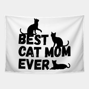 Best Cat Mom Ever Tapestry