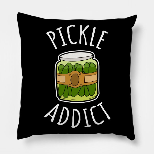 Pickle Addict Pillow by LunaMay