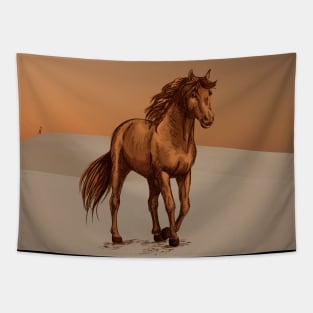 Desert horse Tapestry