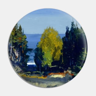 The Grove - Monhegan by George Bellows Pin