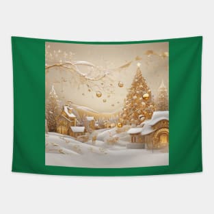 Christmas Winter Scene Tapestry