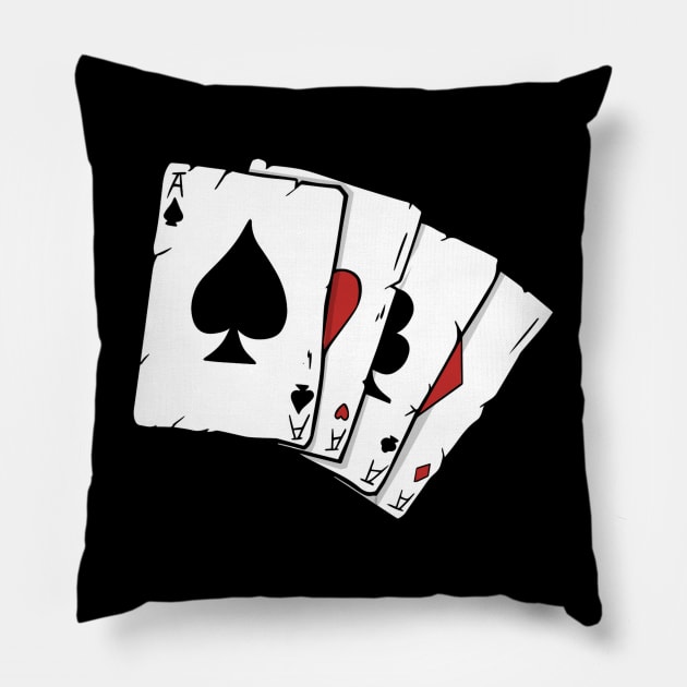 poker Pillow by ORIGINALONE