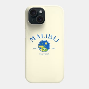 Malibu City California Print Phone Case