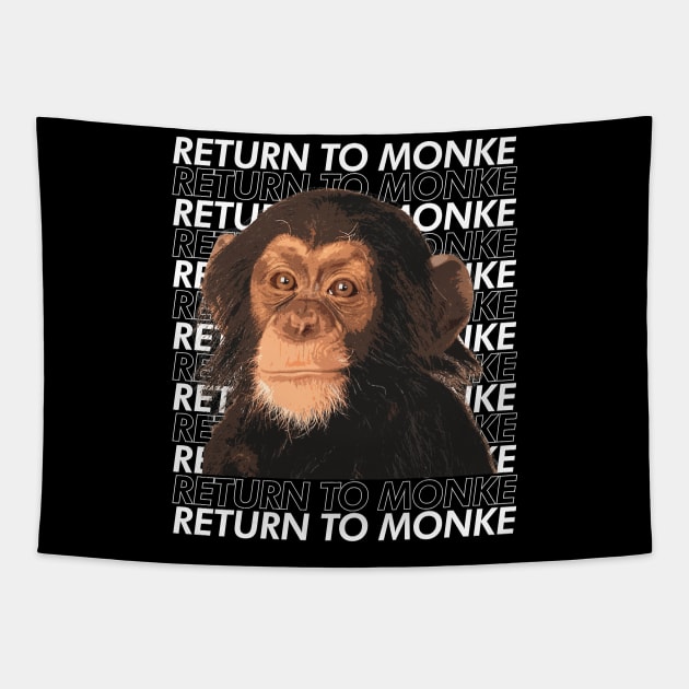 Return to Monke Tapestry by giovanniiiii