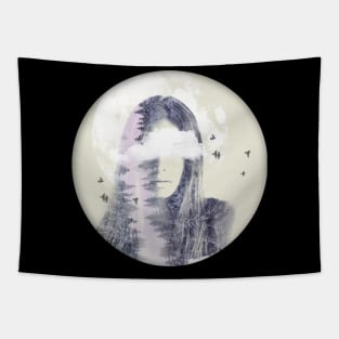 Forest Moon Tapestry