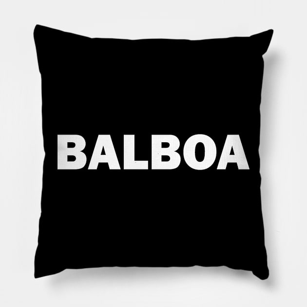 Balboa Shirt Pillow by Cooldaddyfrench