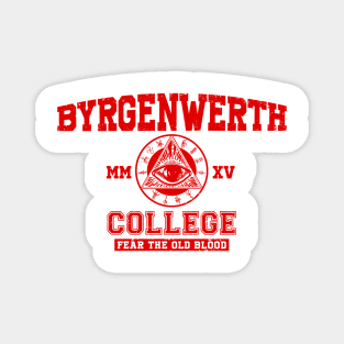 Byrgenwerth College (Red) Magnet