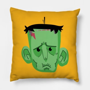 Sad Frankie (No Outline) Pillow