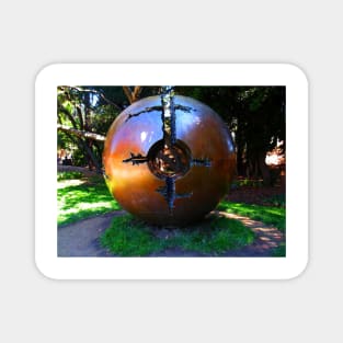 Pomodoro's Sphere. Berkeley, California 2008 Magnet