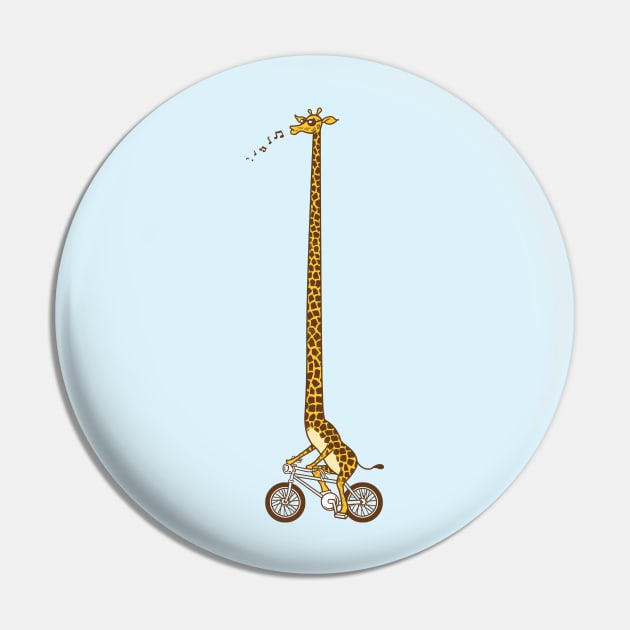 The Long Bike Ride Pin by qetza