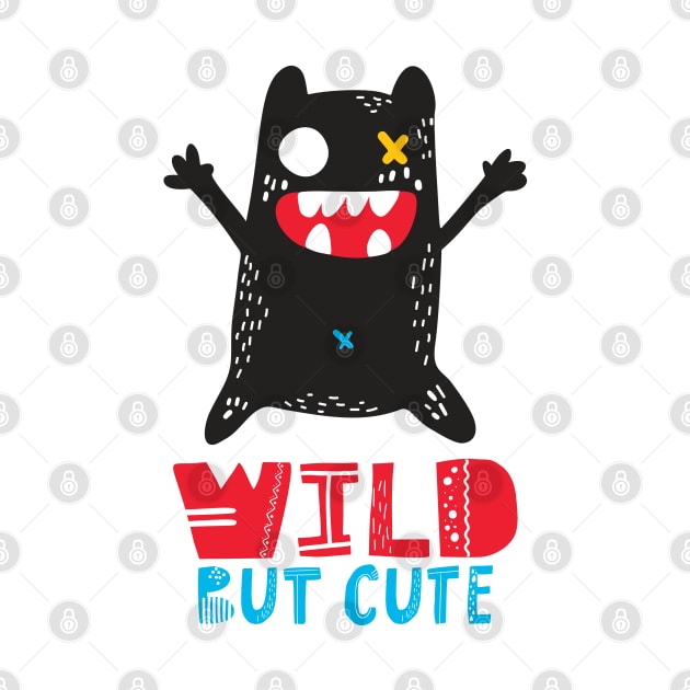 Wild But Cute Monster Kids Toddler by August Design